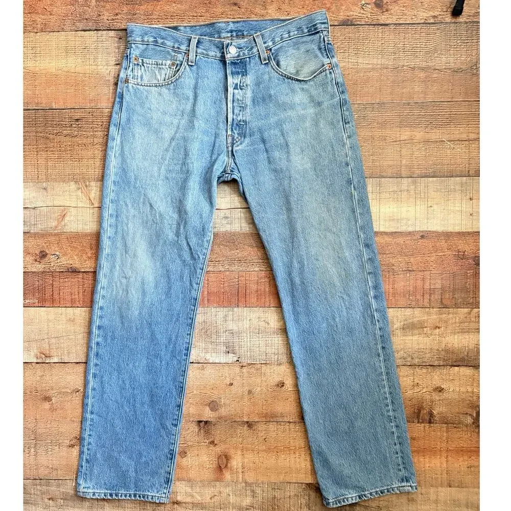Levi’s 501 Vintage 90s Jeans Men’s W34 L32 (34x30.5) Med Wash grunge western